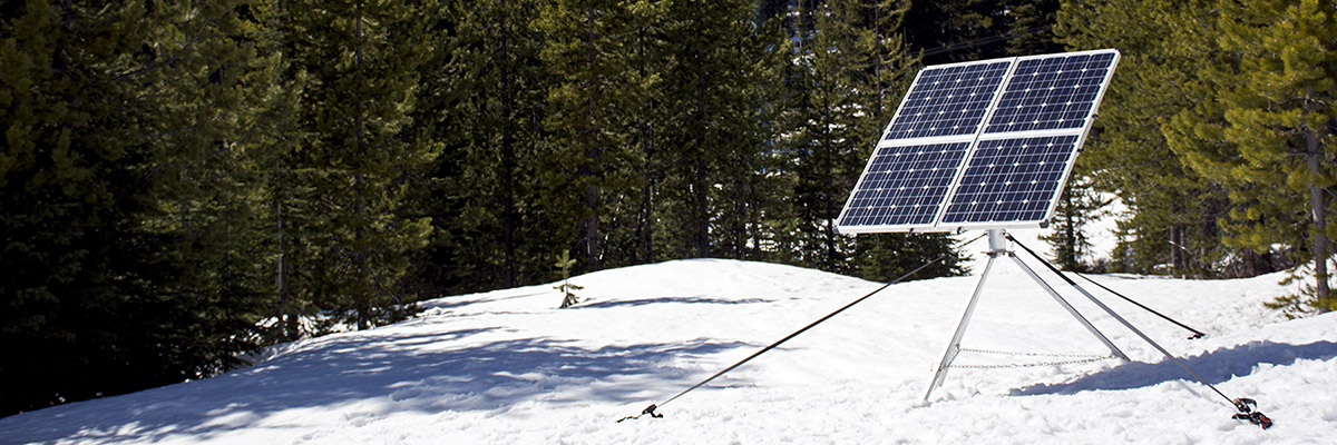 portable solar power snow
